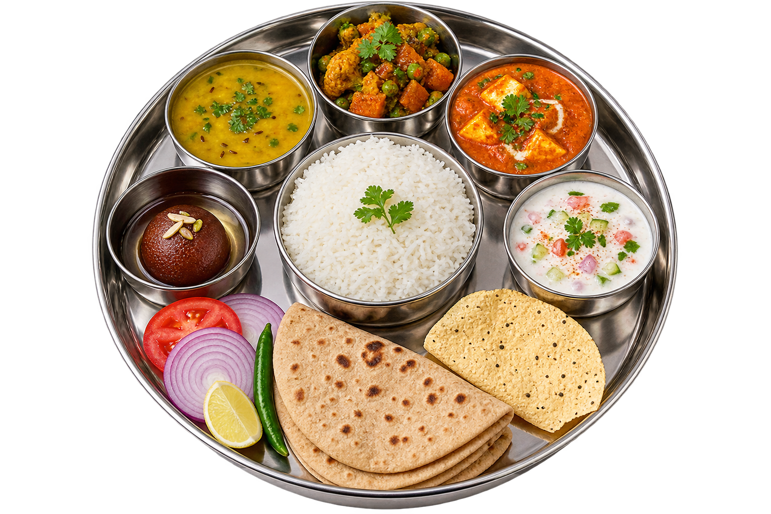 Authentic Indian Thali by Hungrily Foods